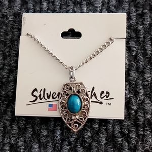 New Silver Fetish Co Turquoise Necklace